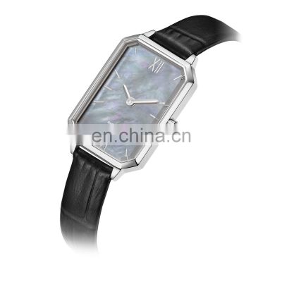 High Quality  Oem Branded Watch Custom Elegant Square Leather Watch Womens Fashion Dress Woman Watch Luxury