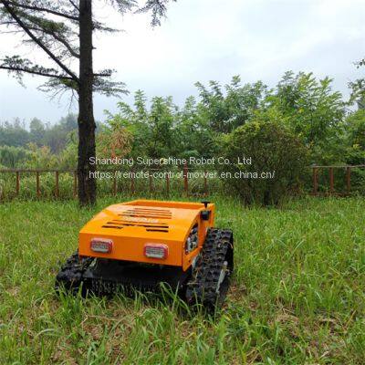 robot lawn mower for hills, China radio controlled lawn mower for sale price, bush remote control for sale