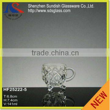 2015 5oz Glass Cup With Handle HF25222-5