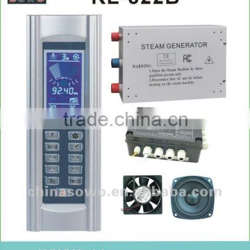 tel answering function steam room control