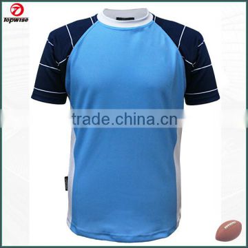 Rugby top short sleeve custom rugby jersey