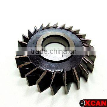 HSS Staggered Teeth Side Milling Cutter,side face cutter with TUV CE