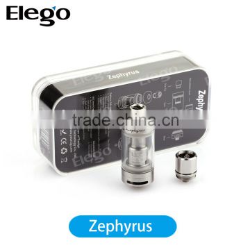 UD zephyrus sub ohm tank with glass tube and glass drip tip heat resistant pyrex zephyrus tank