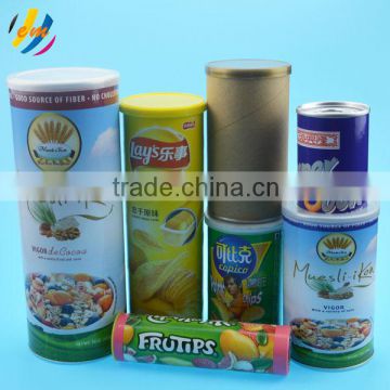 CMYK printed foil liners composite paper can for consumer products