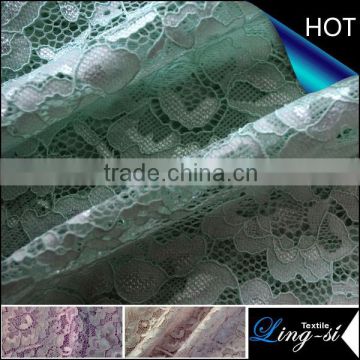 Polyester Lace Fabric Design For Interior Decoration DSN476