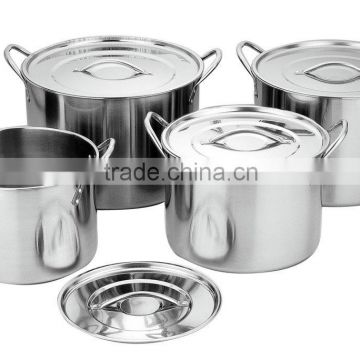 large 4pcs stainless steel stockpot set for your different choices