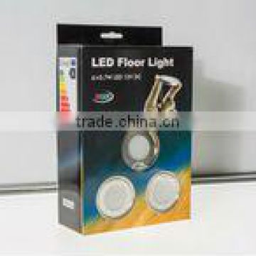 6pcs color box packed ip67 ultra thin led floor light (SC-B101B)