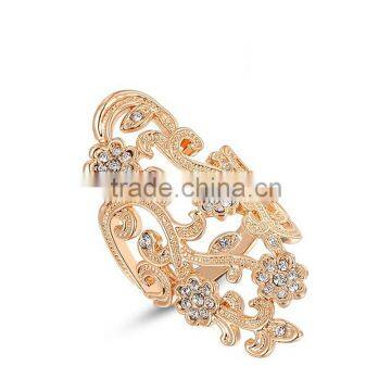 IN Stock Wholesale Gemstone Luxury Handmade Brand Women Metal Ring SKD0370