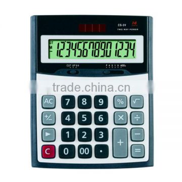 14 digits metal fancy calculator