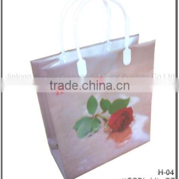 plastic shopping Bag with hard handle