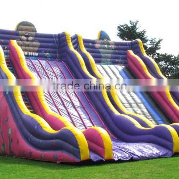 Lanqu inflatable slide games, inflatable aqua slide
