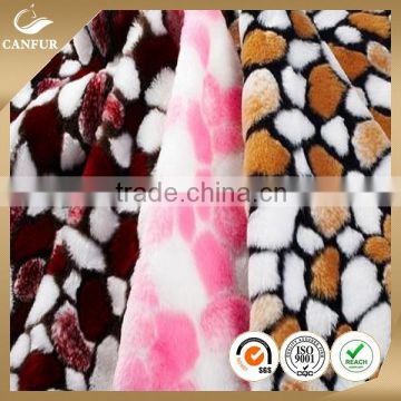 2015 acrylic printed animal faux fur fabric                        
                                                Quality Choice