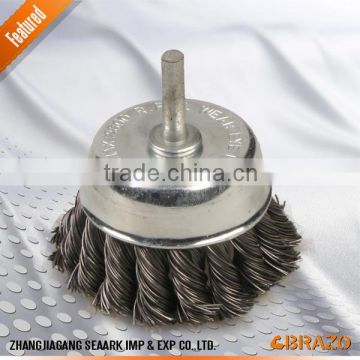 Threaded Knot Wire Cup Brush
