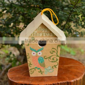 Garden Decorative Wooden Bird Cages Natural bird nest