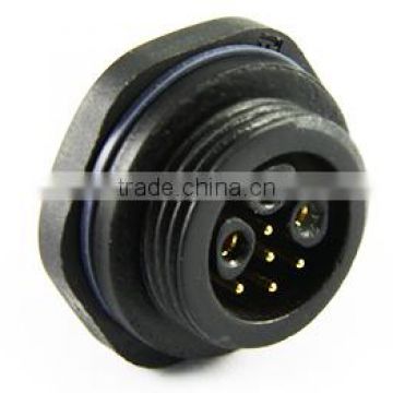 circular connector, middle 2pins 20amp push lock panel mount,chogori high quality ip68 waterproof cable connector