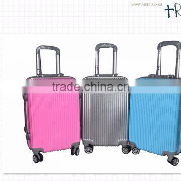 New vertical stripe aluminum box luggage