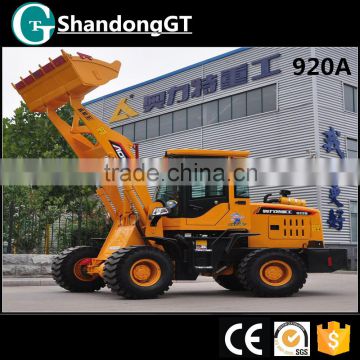 Cheap price 1 ton GT mini front loader 920A wheel loader