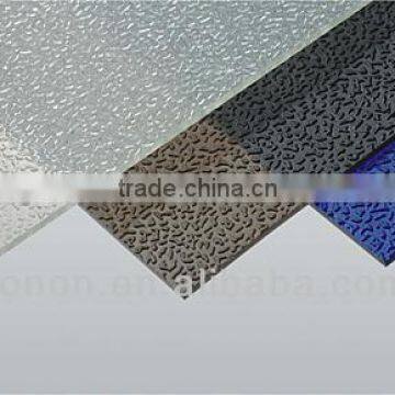 100% bayer raw materials polycarbonate sheet solid sheet PC41 embossed sheet foshan china manufacturer