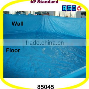 Excellent Dimensional Stability Solid Blue Swimming Pool Lining