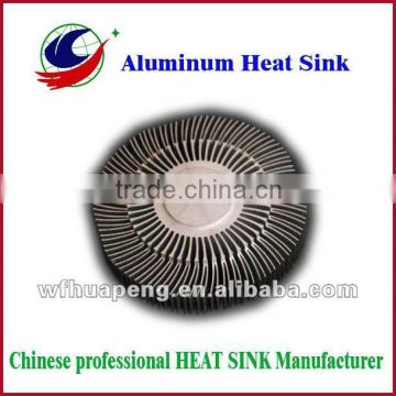 CPU heat sink, round or square type, customized, heat sink