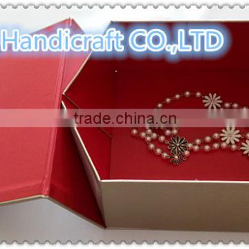 Luxury customized foldable magnetic jewelry gift boxes whollesale