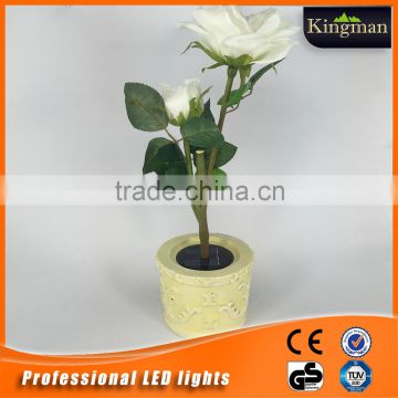 factory direct selling outdoor led solar rose flower lights lighting