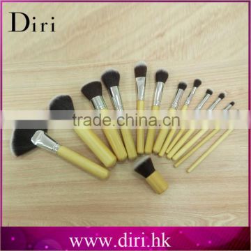high class makeup brush set bamboo cosmetics brush set synthetic hair brush set
