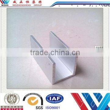 Made in China free sample aluminum extrusion,U shape aluminum extruded profile