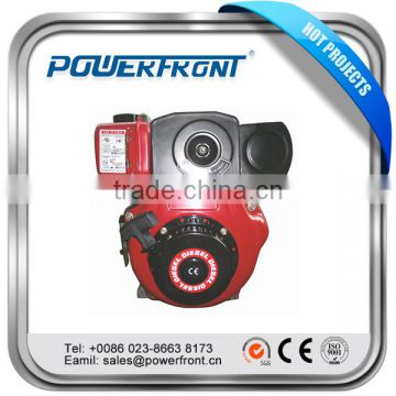 Widely used 247cc horizontal direct injection single cylinder 173f air-cooled diesel engine