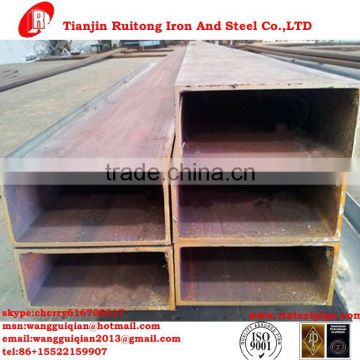 erw carbon steel rectangular tube with heavy oil