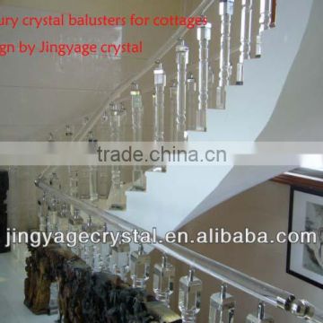 Cottage Crystal Baluster For Staircase Decorative