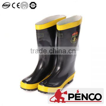 protected safety boots resistant waterproof rubber fire retardant
