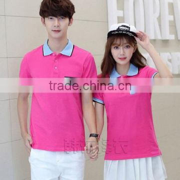 High quality good sale China factory cheap cotton couples Polo shirt