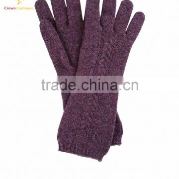 Women Long Cashmere Arm Warmer Gloves