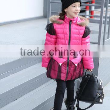 Good-looking quilted winter girls jacket