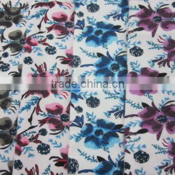 Printed Flannel Cotton Fabric