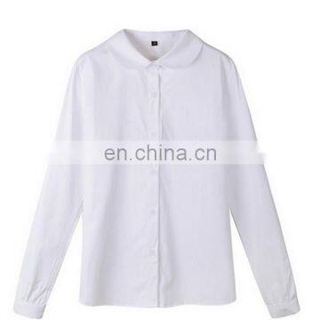 OEM school uniforms long sleeve TC dress shirts for kids for boys and girls school age