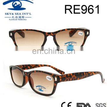 2017fashionable best designer leopard print PC reading sunglasses