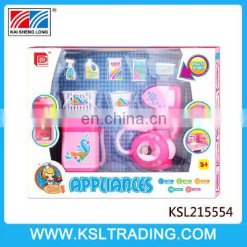 Popular kids toys plastic kitchen appliances set for good sale