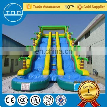 Customized inflatable water slides pond giant sale used swimming pool slide for kids and adults