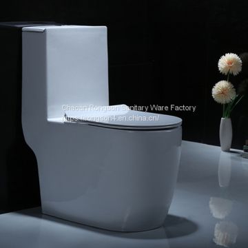 2018 bathroom Sanitary ware ceramic one piece new toilet bowl with slow down seat cover from chaozhou china