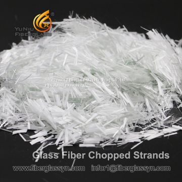 High mechanical strength E-glass fiberglass chopped strands fomanufacturer
