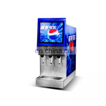 Frozen drinkmachineplatos para restaurant double tank plastic multi drink cold shotcolabeveragedispenser