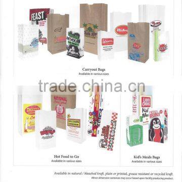 QSR BLOCK BOTTOM PAPER BAGS