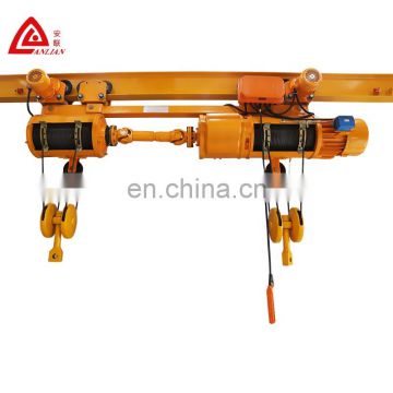 Gate lifting synchronization electric wire rope hoist for large factory used