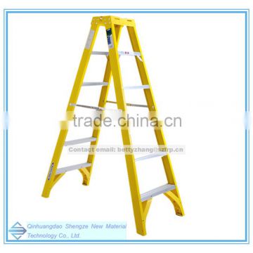 fiberglass electrical insulation ladder, high strength safety ladder