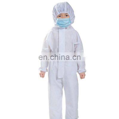 Children Baby Size Disposable Type 5/6 Jumpsuit Overall Hazmat Suit Waterproof Protective Chemical Protection Coverall