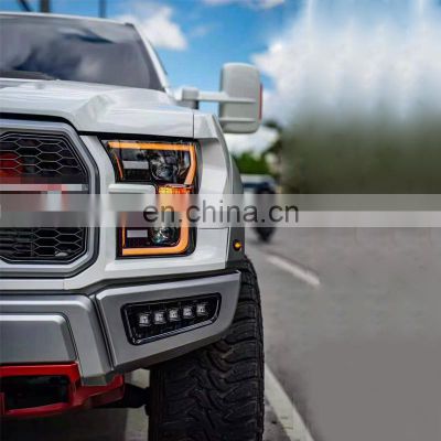 Super Q High quality modified car headlight for Ford Raptor  F150 made in China