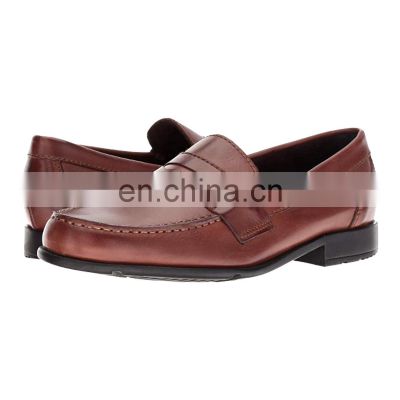 Brown Leather New Style Hot Sale Men's Shoes Trend Fashionable Male Office Shoes
