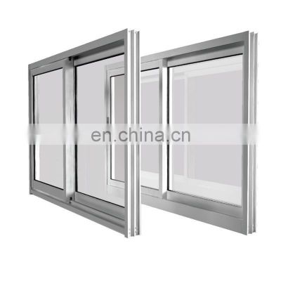 Guangdong factory huge aluminum glass windows with thermal break frame